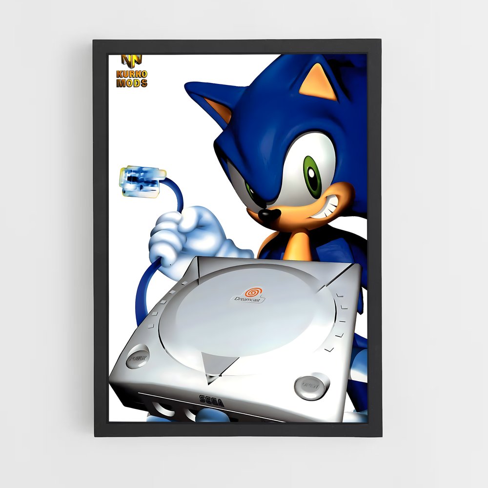 ap-sega dreamcast-2 cadre Noir