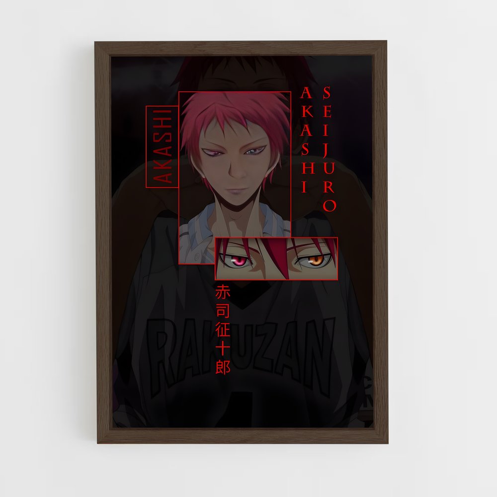 ap-seijuro akashi-6 cadre Bois foncé