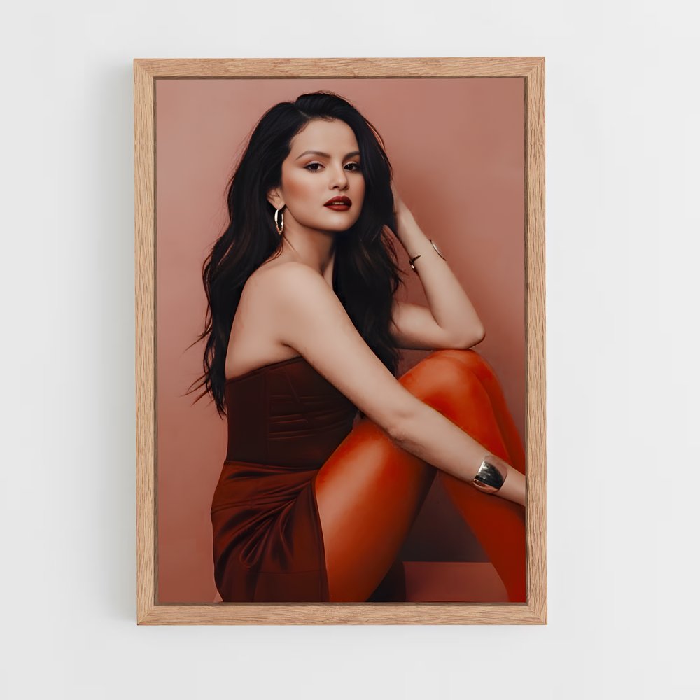 ap-selena gomez-2 cadre Bois clair