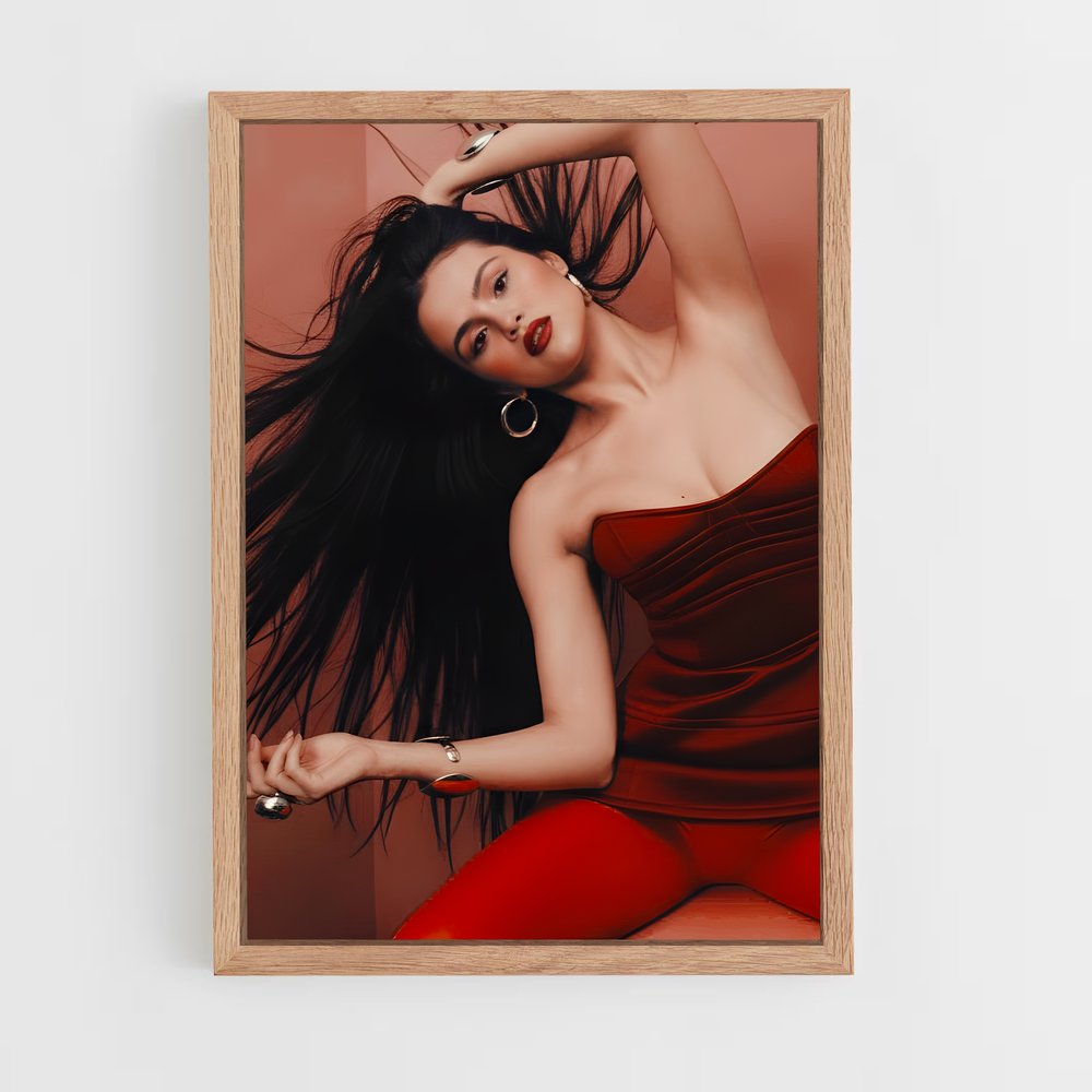 ap-selena gomez-6 cadre Bois clair