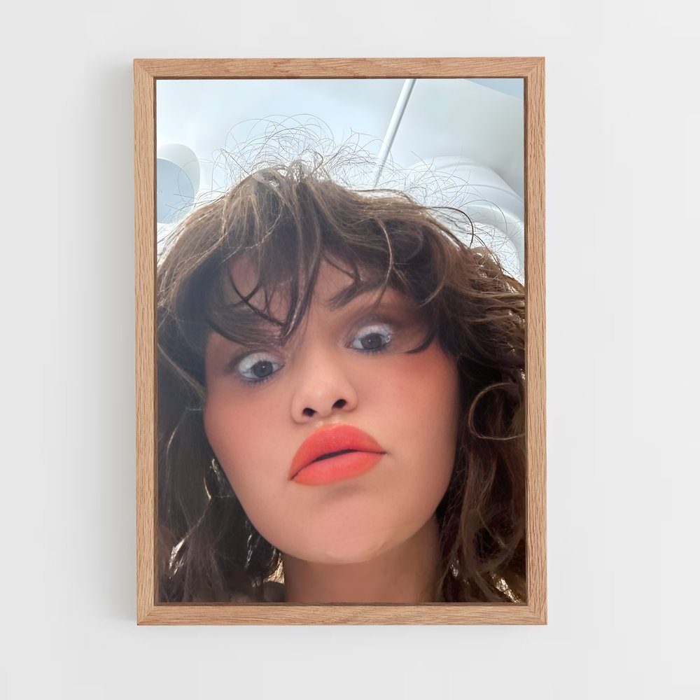 ap-selena gomez-8 cadre Bois clair
