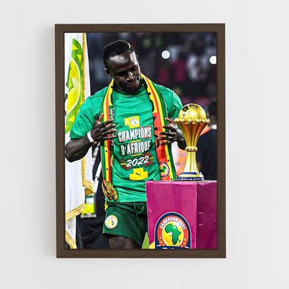 ap-senegal national football team-4 cadre Bois foncé