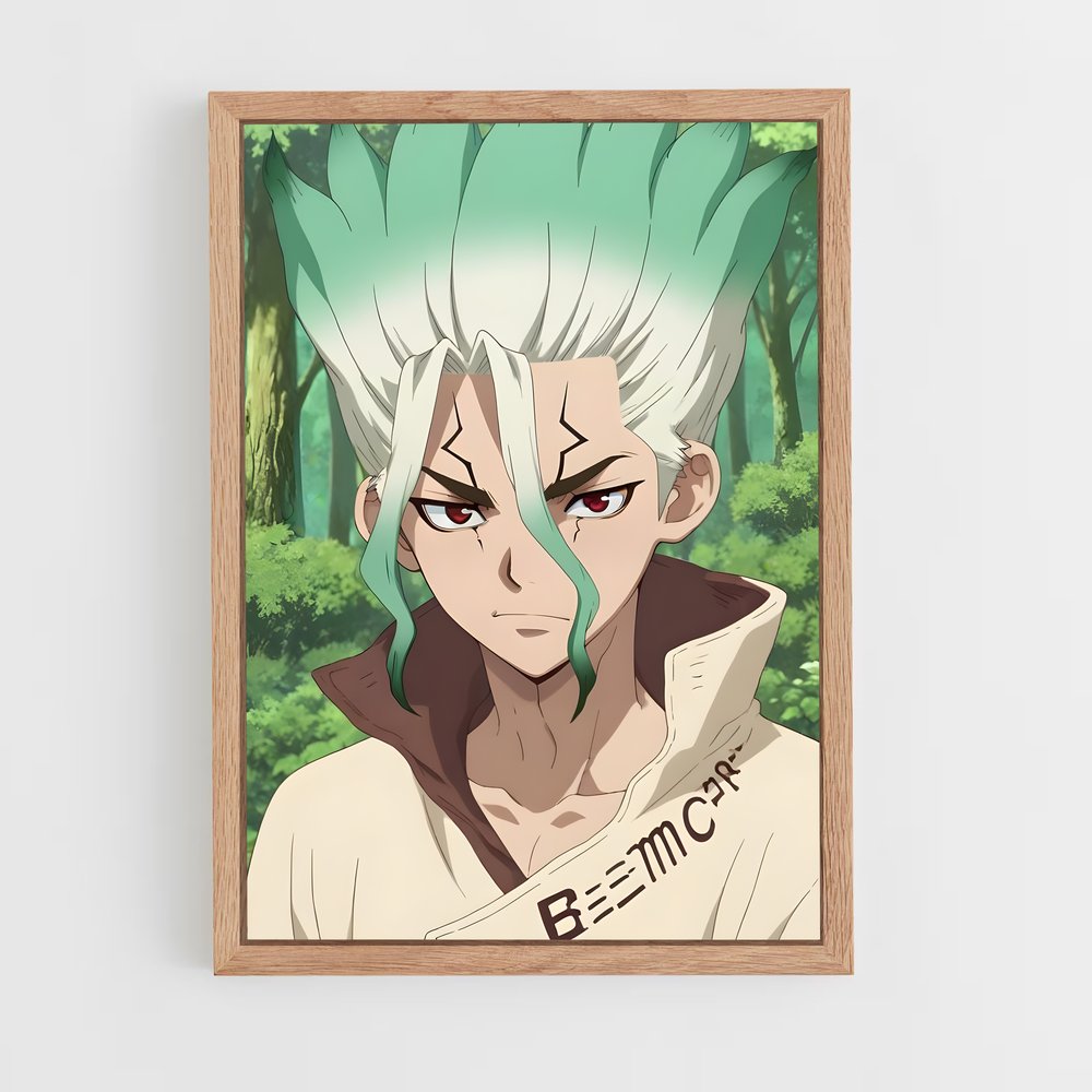 ap-senku ishigami-2 cadre Bois clair