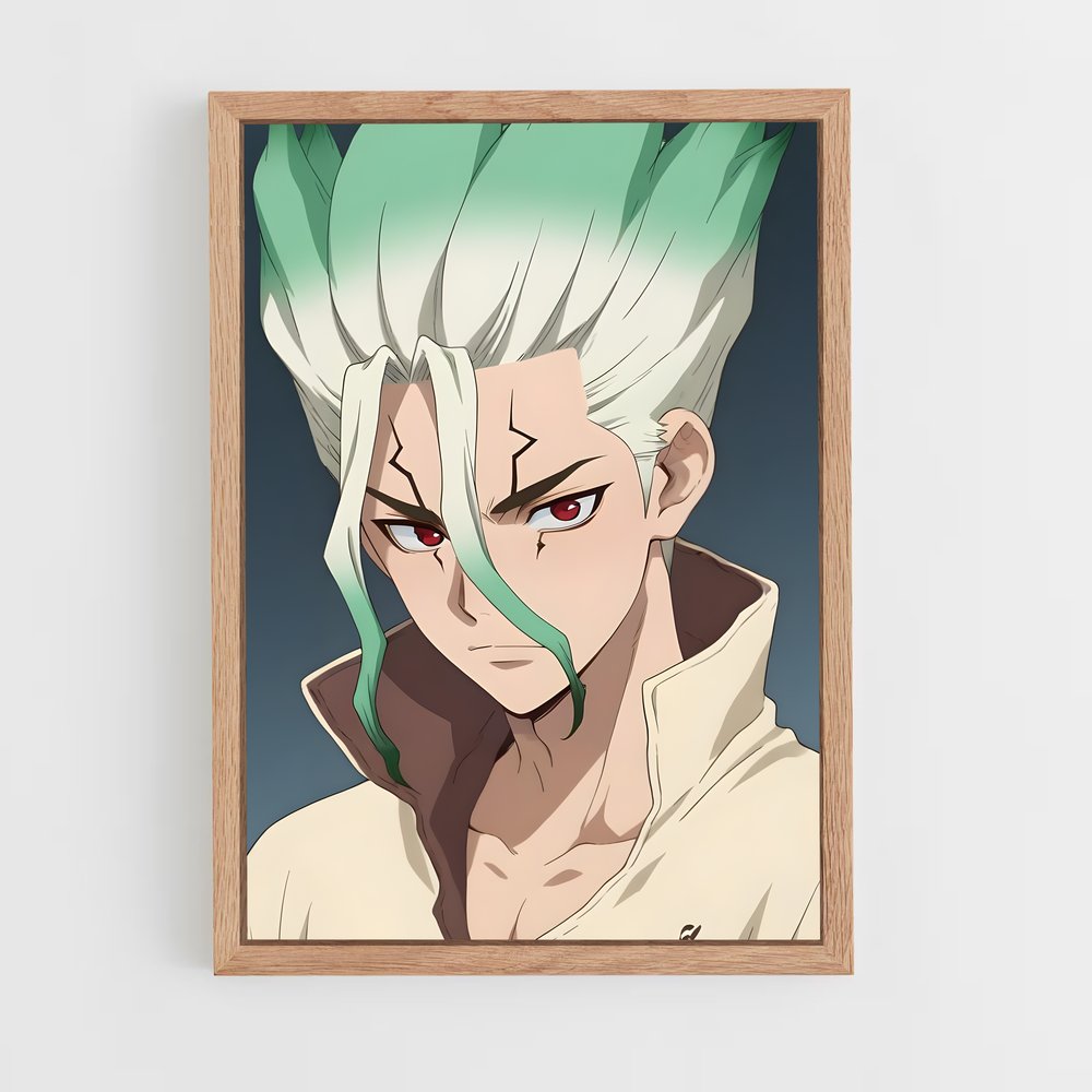 ap-senku ishigami-4 cadre Bois clair