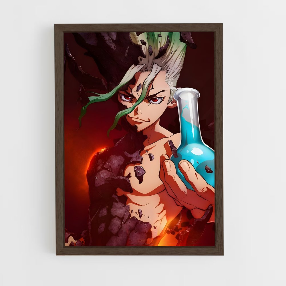 ap-senku ishigami-5 cadre Bois foncé
