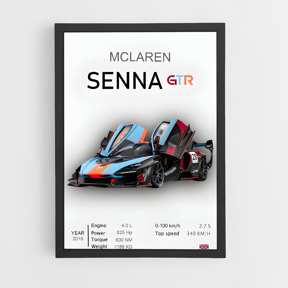 ap-senna gtr-1 cadre Noir