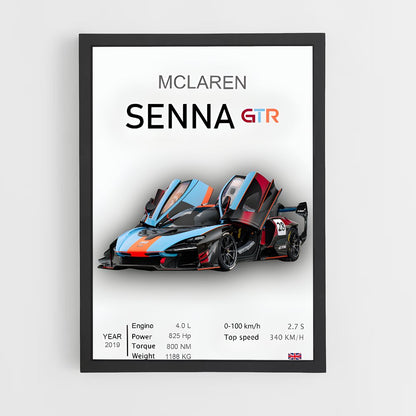 ap-senna gtr-1 cadre Noir