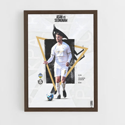 ap-seongnam fc-2 cadre Bois foncé