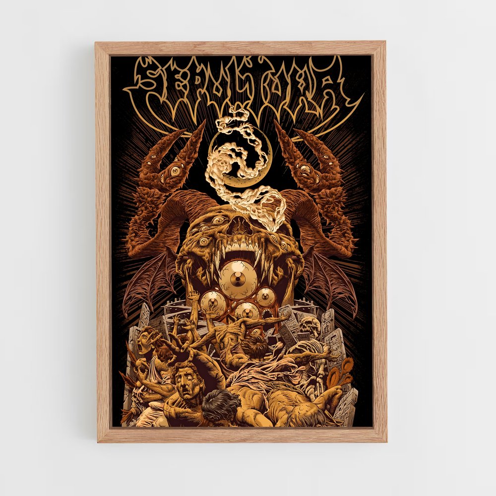 ap-sepultura-4 cadre Bois clair