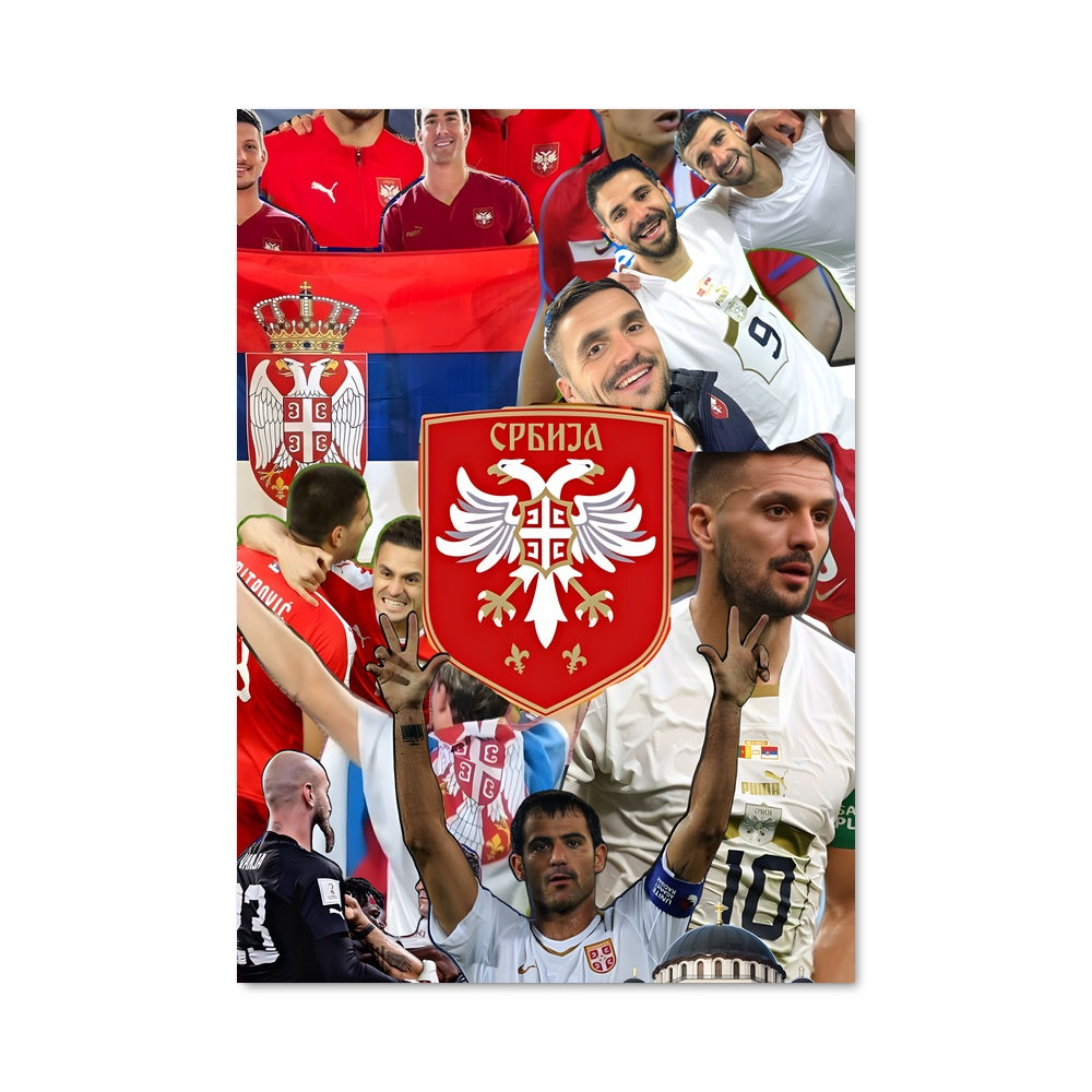 Poster Serbia national football team 72911