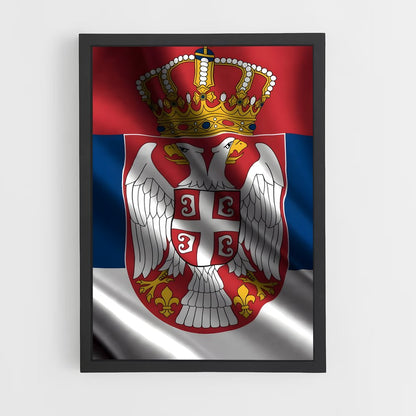 ap-serbia flag-2 cadre Noir