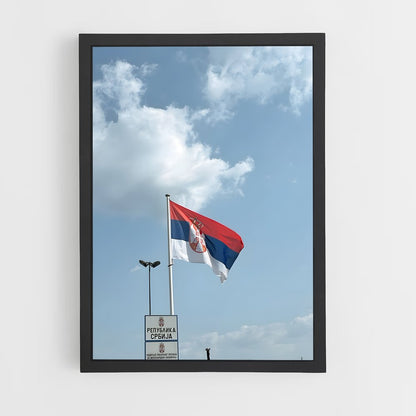 ap-serbia flag-3 cadre Noir