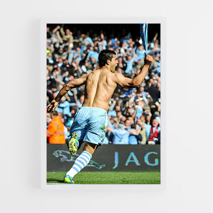 ap-sergio aguero-1 cadre Blanc