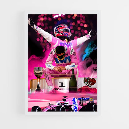 ap-sergio perez-5 cadre Blanc