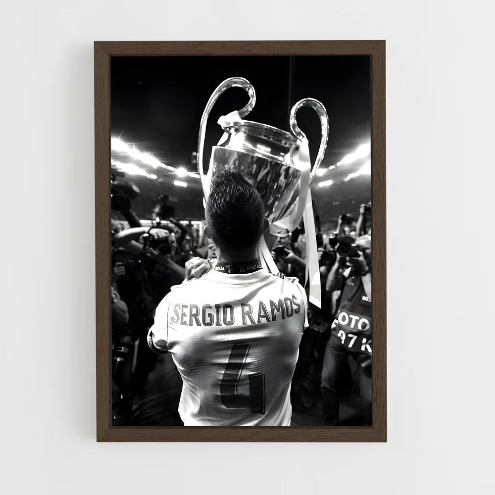 ap-sergio ramos-1 cadre Bois foncé