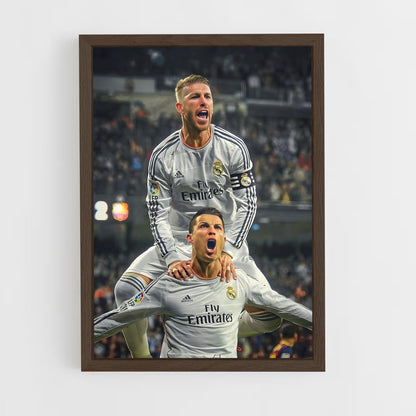 ap-sergio ramos-5 cadre Bois foncé