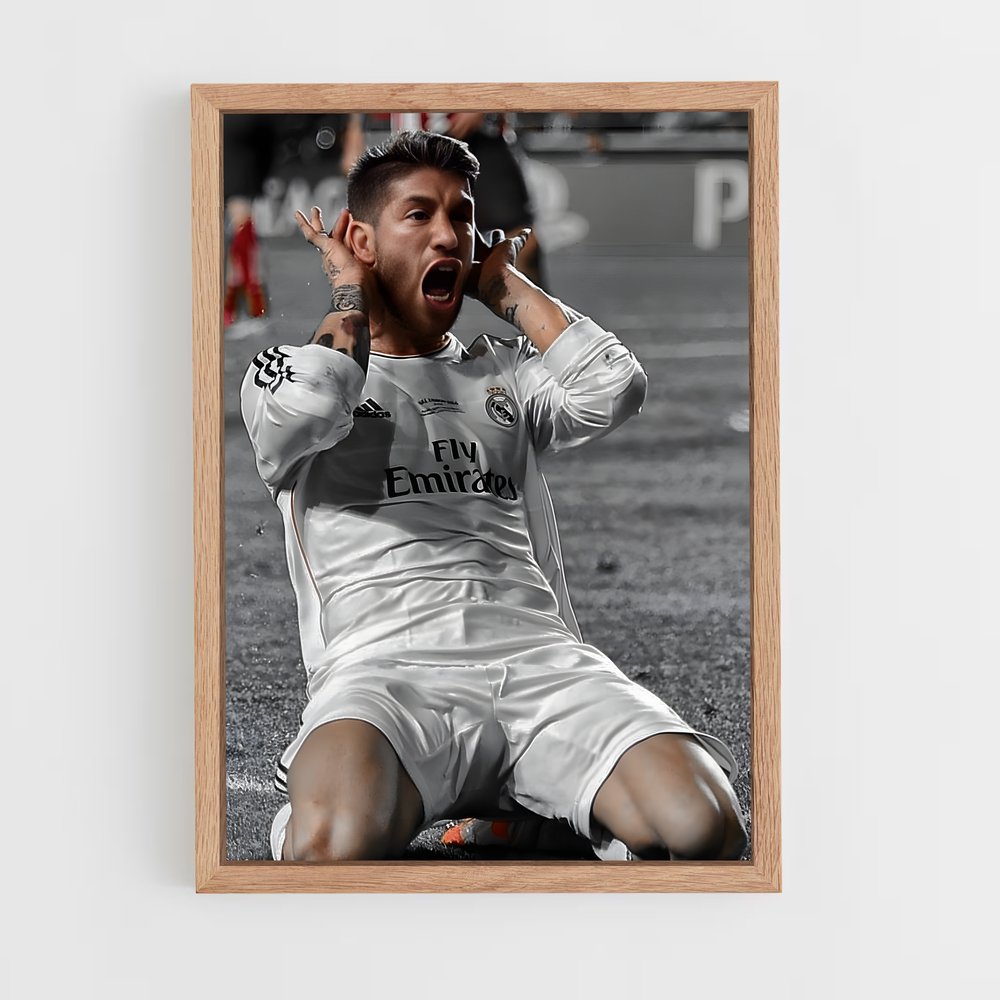 ap-sergio ramos-8 cadre Bois clair