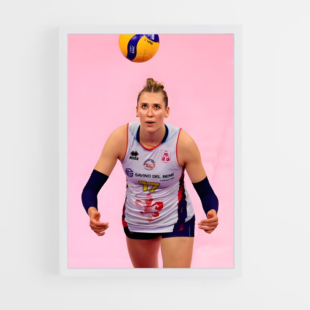 ap-serie a1 italy volleyball-2 cadre Blanc