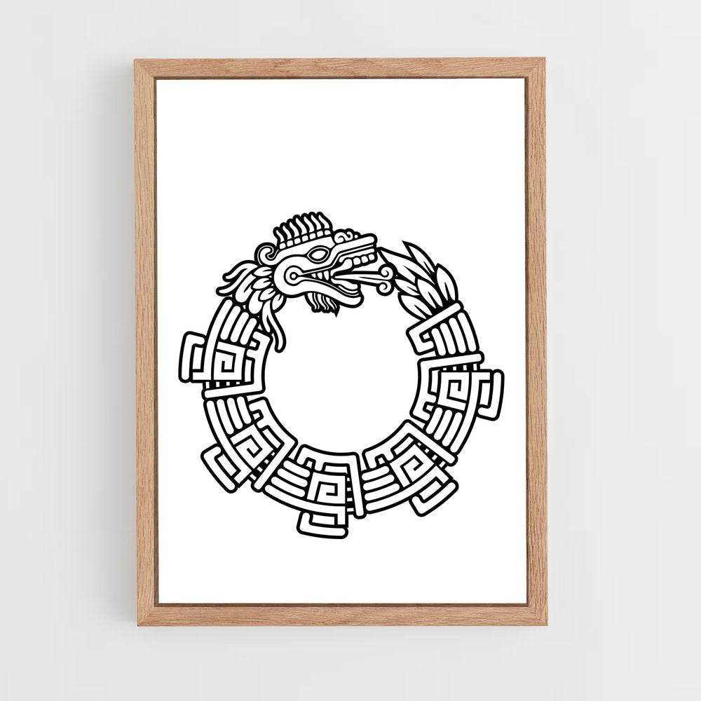 ap-serpent symbol-2 cadre Bois clair