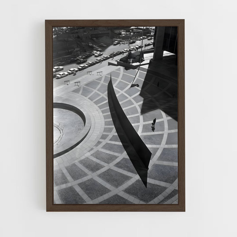 ap-serra tilted arc-1 cadre Bois foncé