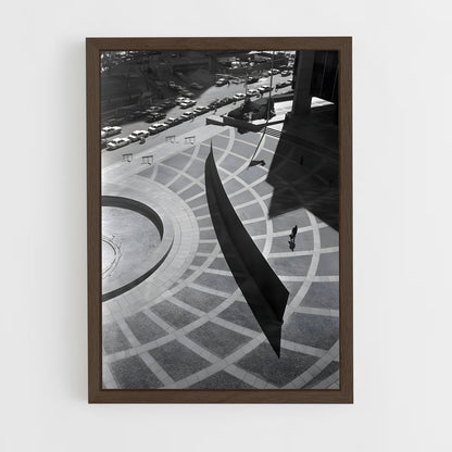 ap-serra tilted arc-1 cadre Bois foncé