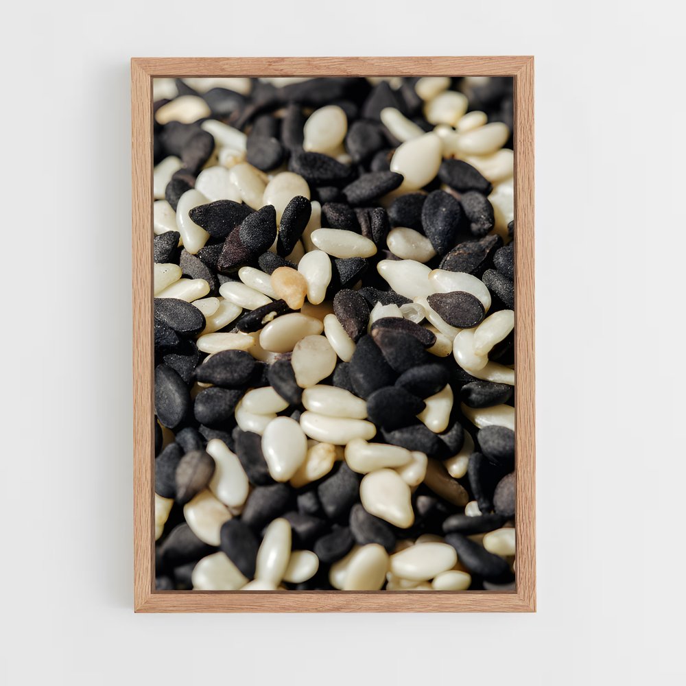 ap-sesame seeds-3 cadre Bois clair