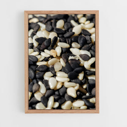 ap-sesame seeds-3 cadre Bois clair