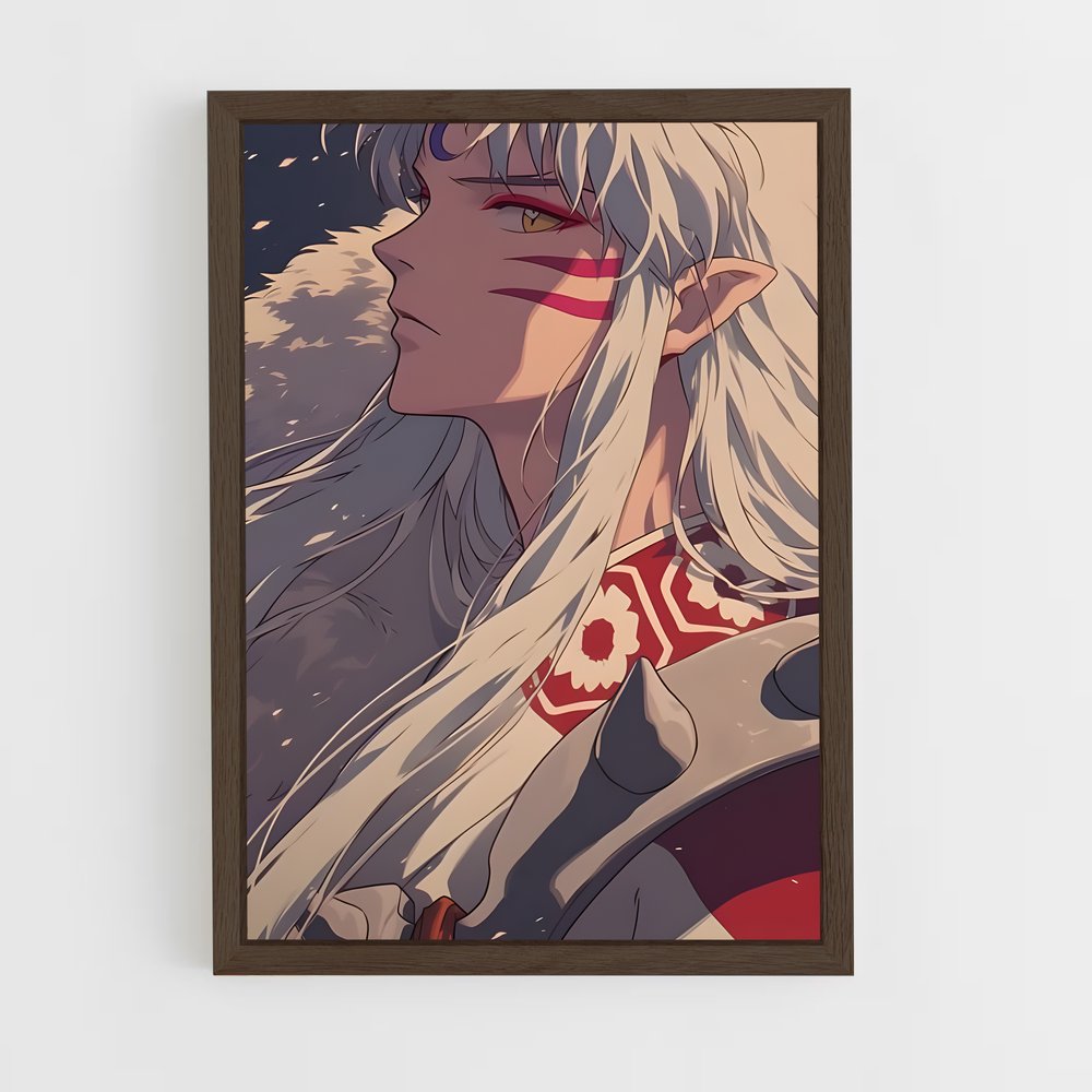 ap-sesshomaru-7 cadre Bois foncé