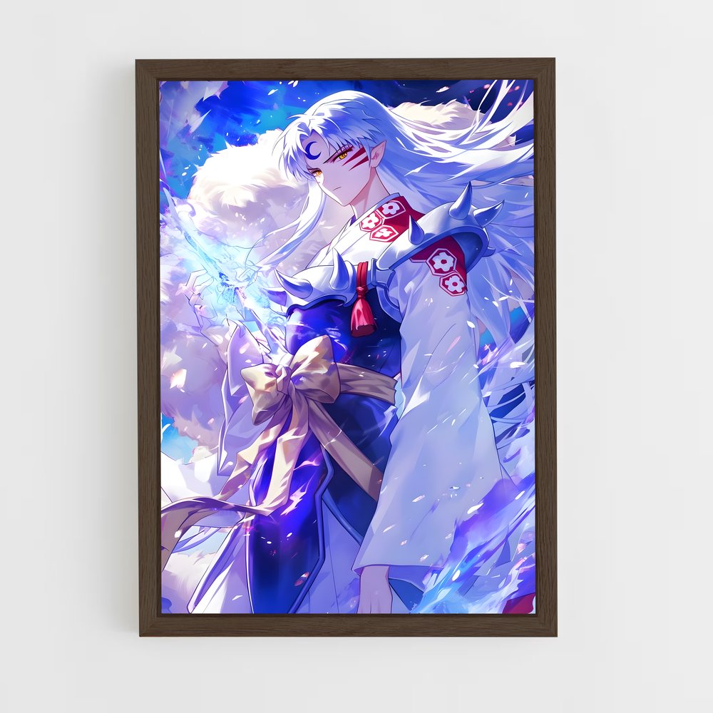 ap-sesshomaru-8 cadre Bois foncé