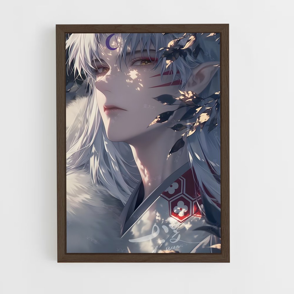 ap-sesshomaru-9 cadre Bois foncé