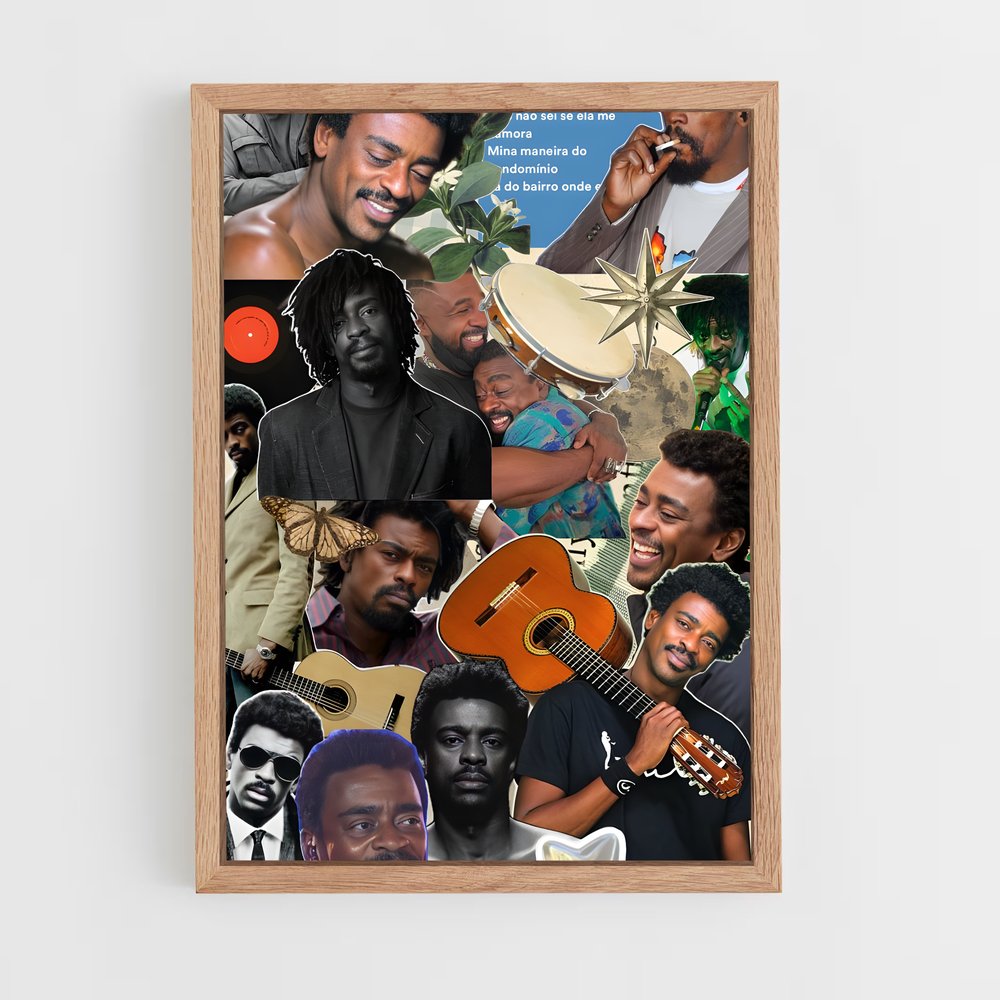 ap-seu jorge-6 cadre Bois clair