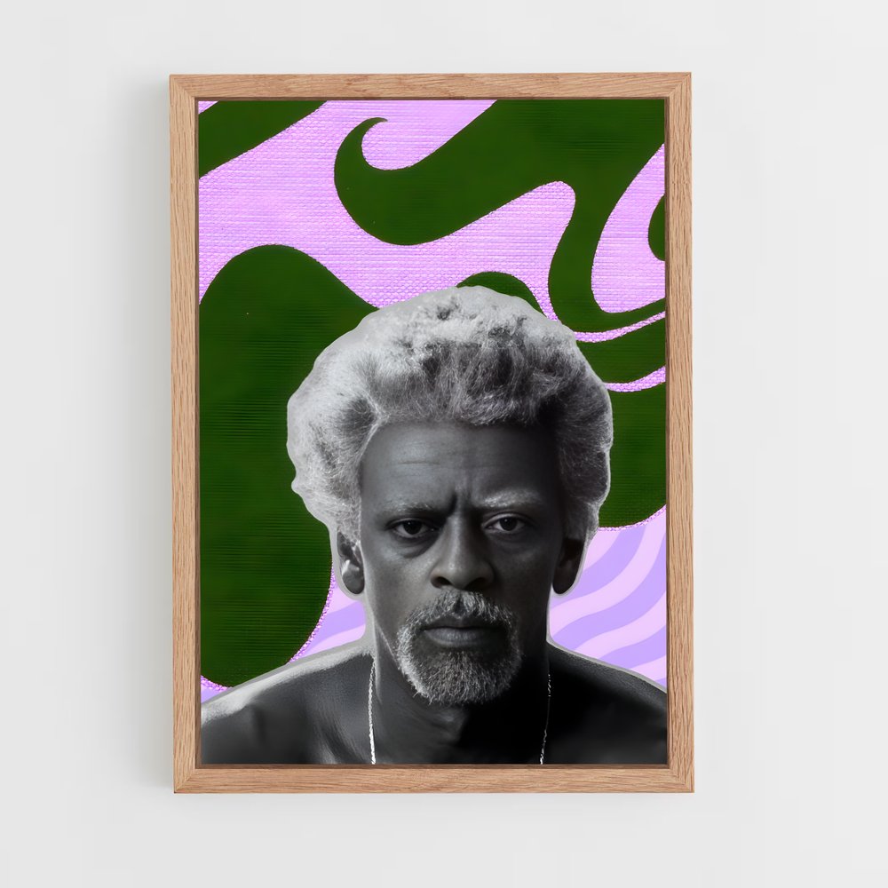 ap-seu jorge-8 cadre Bois clair