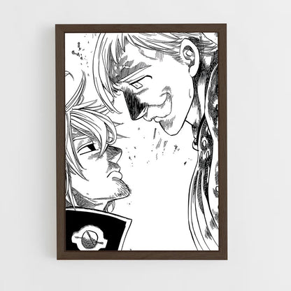 ap-seven deadly sins-1 cadre Bois foncé