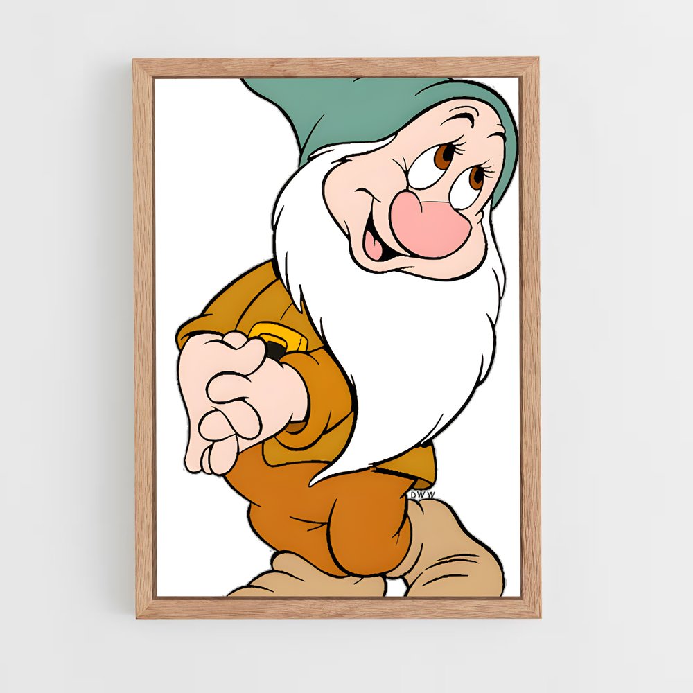 ap-seven dwarfs-3 cadre Bois clair
