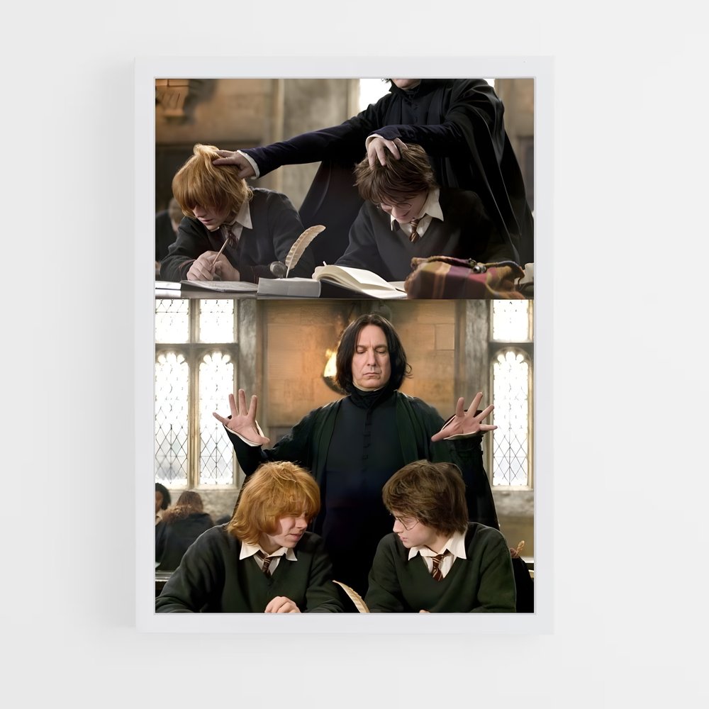 ap-severus snape-1 cadre Blanc