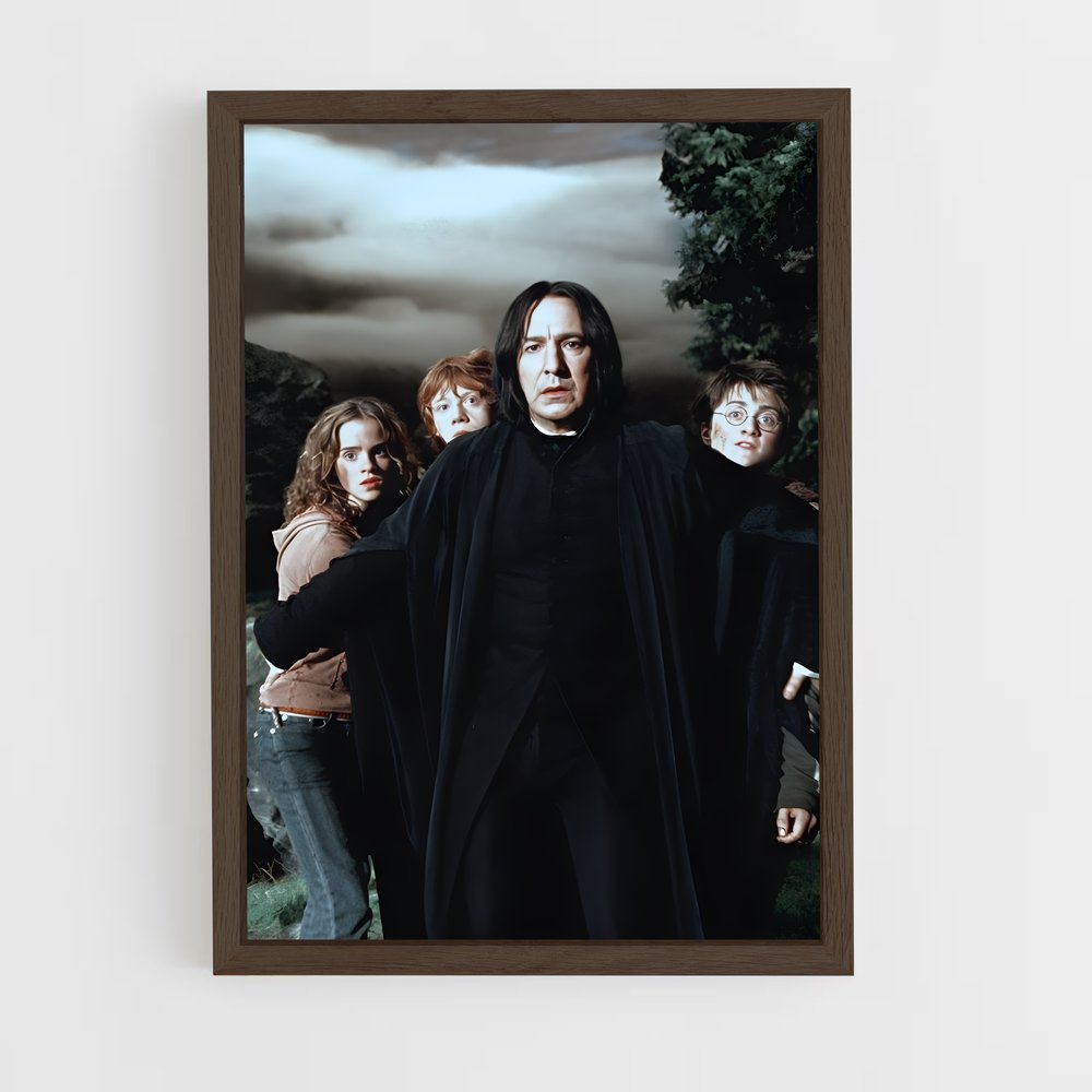 ap-severus snape-2 cadre Bois foncé