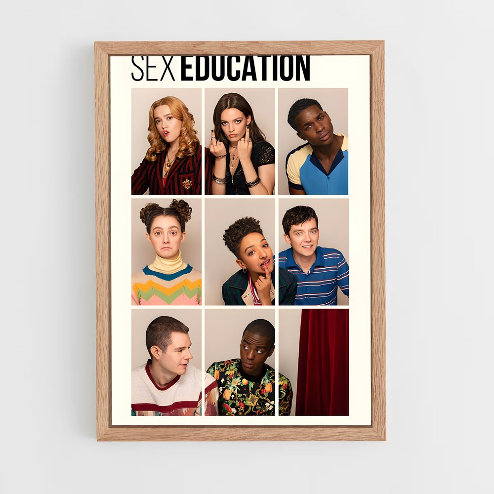 ap-sex education-6 cadre Bois clair