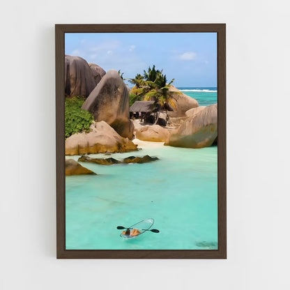 ap-seychelles islands-1 cadre Bois foncé