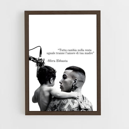 ap-sfera ebbasta-10 cadre Bois foncé