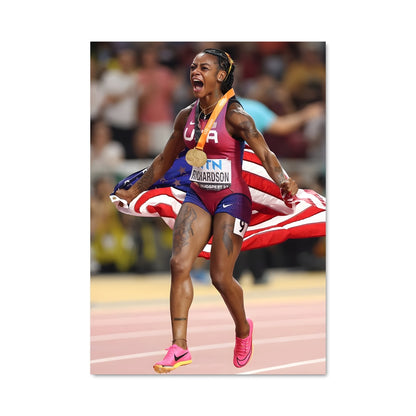 Poster Sha'carri richardson 64629