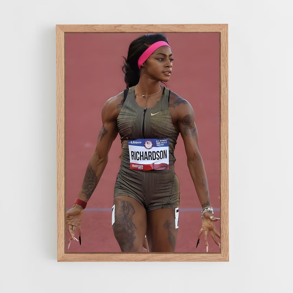 ap-sha'carri richardson-5 cadre Bois clair