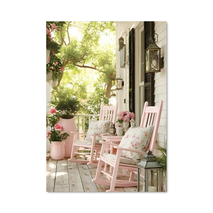 Poster Balcon Fleuri