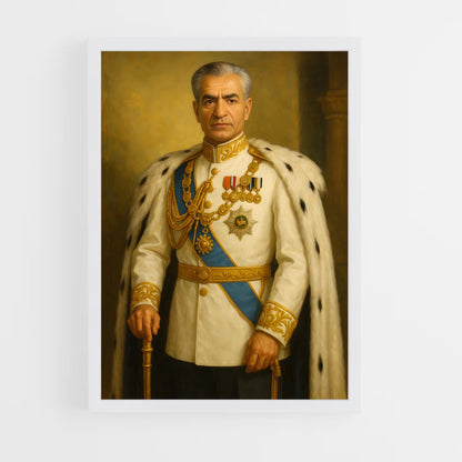 ap-shah mohammad reza pahlavi-1 cadre Blanc