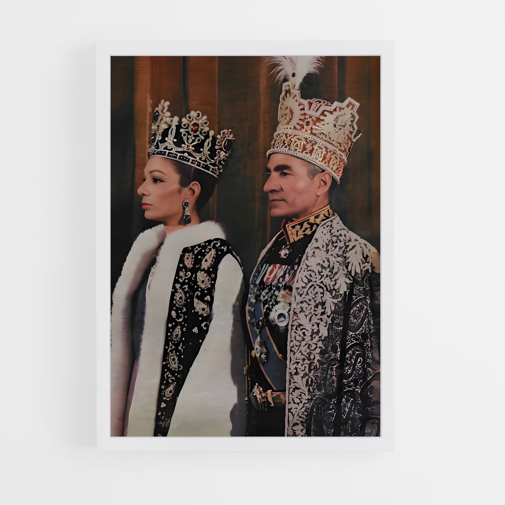ap-shah mohammad reza pahlavi-10 cadre Blanc