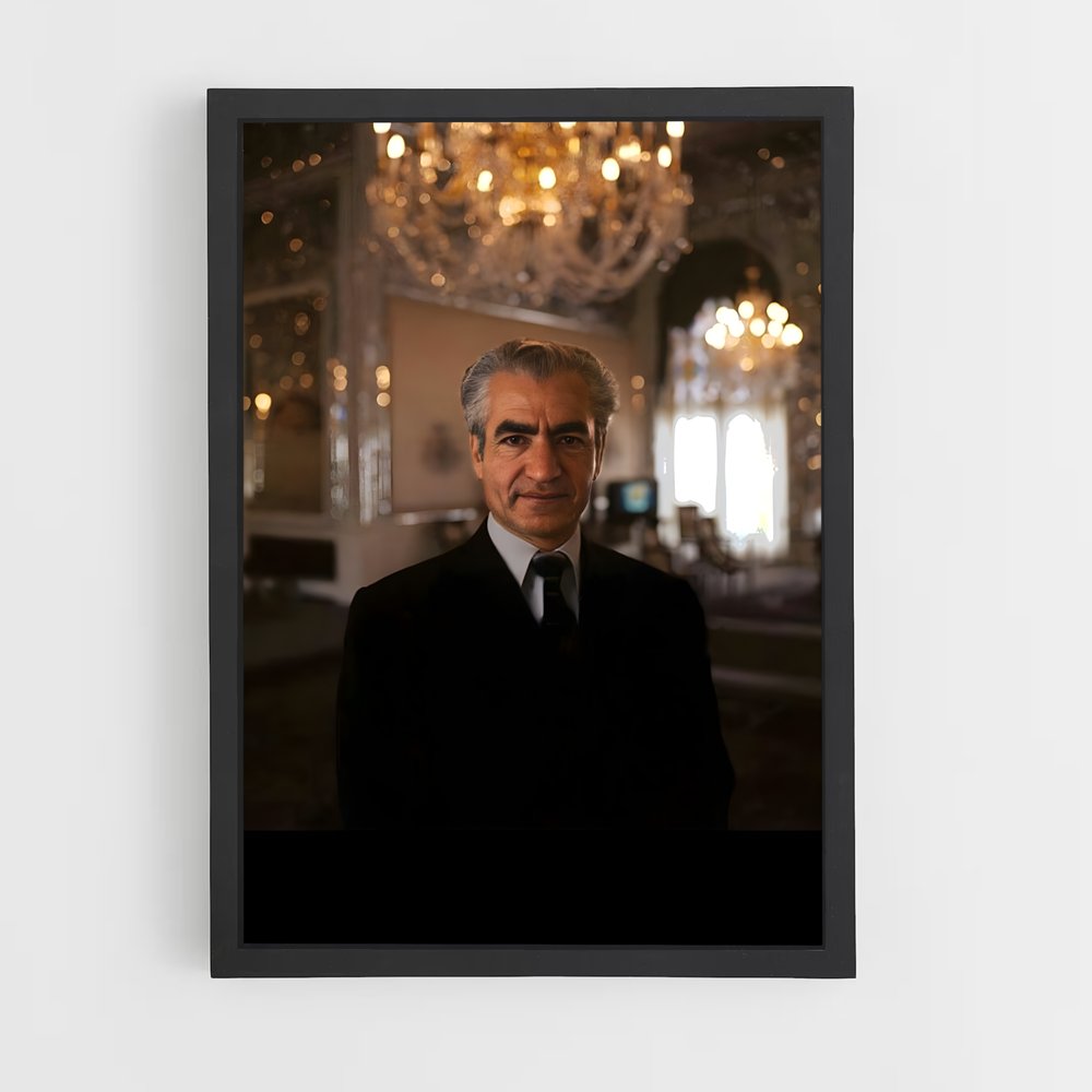 ap-shah mohammad reza pahlavi-2 cadre Noir