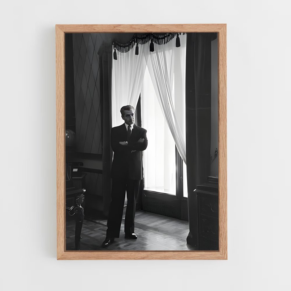 ap-shah mohammad reza pahlavi-3 cadre Bois clair