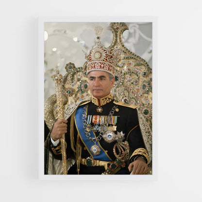 ap-shah mohammad reza pahlavi-5 cadre Blanc