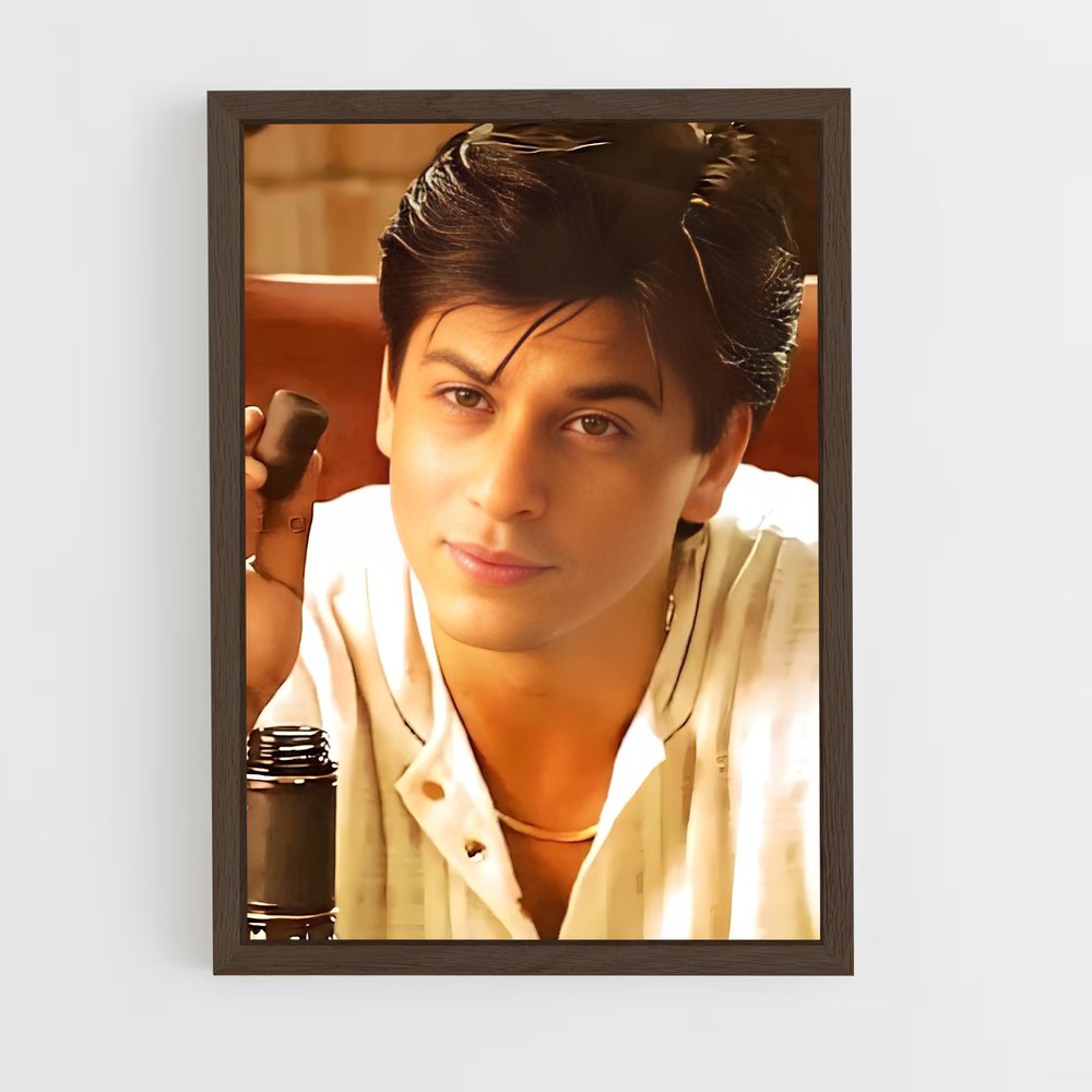 ap-shah rukh khan-14 cadre Bois foncé