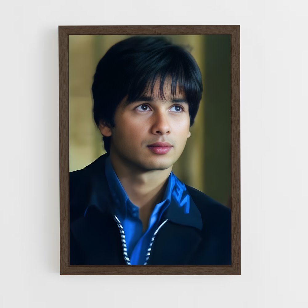 ap-shahid kapoor-1 cadre Bois foncé