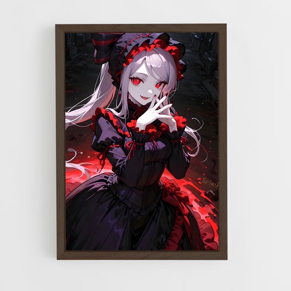 ap-shalltear bloodfallen-5 cadre Bois foncé